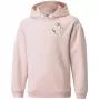PUMA Alpha Hoodie FL sporta krekls ar kapuci gaiši rozā bērnu 116 cm