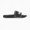 PUMA 384139 01 vīriešu iešļūcenes, melnā/baltā krāsā, izmērs 40,5