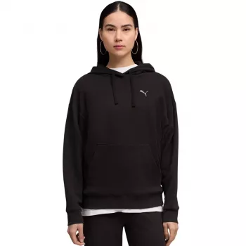 Puma ESS Elevated Comfort sieviešu kapuce melnā krāsā, L izmērs