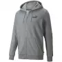 PUMA ESS+ Tape Full-Zip Hoodie TR Vīriešu, Vidēji Pelēks Heather