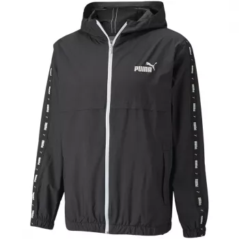 PUMA ESS+TAPE Windbreaker Vīriešu Jaka Melna 847477 01 Izmērs M