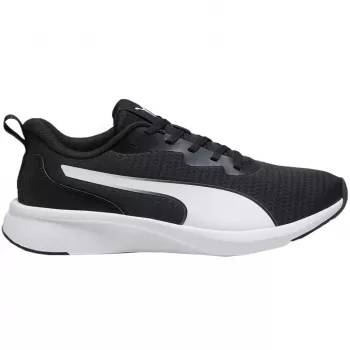 PUMA Flyer Lite vīriešu skriešanas apavi Black & White 378774 01
