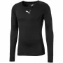 PUMA Liga Baselayer Tee LS vīriešu treniņkrekls ar garo piedurkni, melns, M izmērs