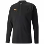 PUMA vīriešu individualFINAL 1/4 rāvējslēdzēja treniņu tops Black L