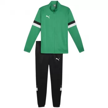 PUMA vīriešu Team Rise pilnā rāvējslēdzēja treniņtērps zaļš/melns, izmērs XL