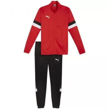PUMA vīriešu Team Rise treniņtērps sarkanā/melnā krāsā, M izmērs