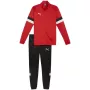 PUMA vīriešu Team Rise treniņtērps sarkanā/melnā krāsā, M izmērs