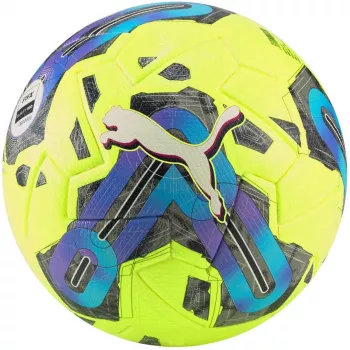 Puma Orbita 1 TB FIFA Quality Pro spēles futbola bumba 5. izmērs dzeltena/zila/melna