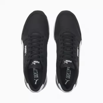 PUMA R78 vīriešu sporta stila apavi melnā un baltā krāsā