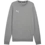 Puma Team Goal Casuals apkalpes kakla džemperis pelēks 658592 33 M
