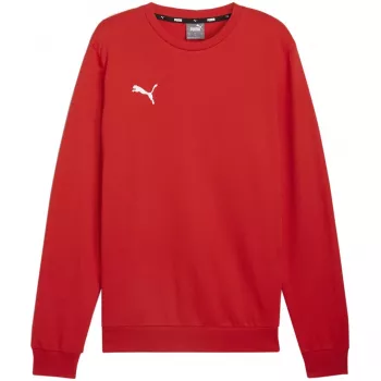 PUMA Team Goal Casuals apaļa kakla džemperis sarkans 658592 01 M