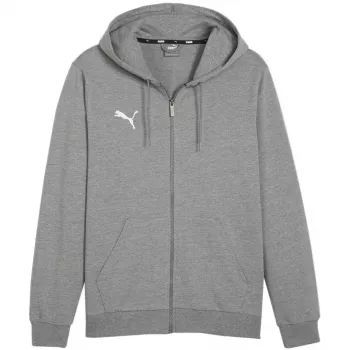 PUMA Team Goal Casuals Kapuču džemperis Medium Grey Heather vīriešiem, S izmērs