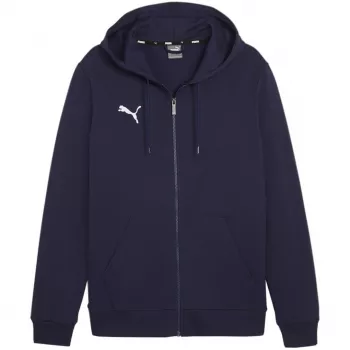 PUMA Team Goal Casuals kapuces sporta krekls tumši zilā krāsā