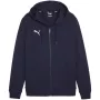 PUMA Team Goal Casuals kapuces sporta krekls tumši zilā krāsā