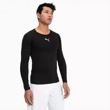 PUMA teamFINAL 21 vīriešu treniņu krekls Black/White, izmērs L