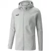 PUMA teamFINAL Casuals Vīriešu kapuces pilna rāvējslēdzēja jaka Medium Grey Heather