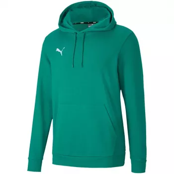 PUMA teamGOAL 23 Casuals džemperis ar kapuci zaļā Glimmer krāsā vīriešiem S izmērs