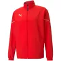PUMA teamRISE Sideline vīriešu futbola jaka sarkanā krāsā