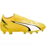 PUMA Ultra Match FG/AG Futbola Apavi - Melns/Balts/Zelts - EU 43