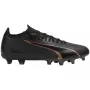 PUMA Ultra Match FG/AG Futbola Apavi - Puma Black/Puma White/Ultra Orange - 42. izmērs