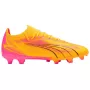 PUMA Ultra Match FG/AG futbola apavi - Puma Black/Puma White/Ultra Orange - 43. izmērs