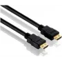 PureLink PI1005-010 HDMI 2.0 kabelis 1m 4K 60Hz HDR 18Gbps ARC HEC ar zelta pārklājumu, melns