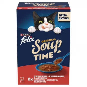 PURINA FELIX Soup Original Country Flavours 6x48g