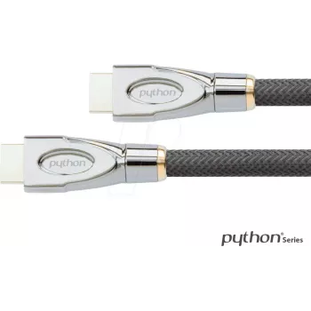 PYTHON GC-M0255 Ultra-High-Speed HDMI 2.1 kabelis, 3 m, melns