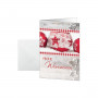 SIGEL Winter Feeling DS053 Ziemassvētku kartītes, A6, 25 gab. ar aploksnēm