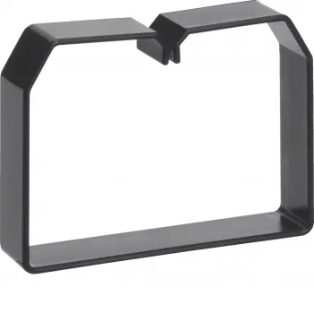 Hager LK751003 PVC kabeļu turētājs LKG 75 × 100 mm kanālam, melns