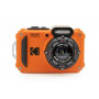 Kodak PIXPRO WPZ2OG6 ūdensizturīga digitālā kamera, 16,35 MP, 4× tālummaiņa, oranža