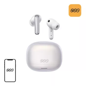 QCY Melobuds N65 bezvadu austiņas (baltas)