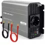 Qoltec modificēta sinusoidālā sprieguma invertors 12V uz 230V 1000W/2000W ar USB — saderīgs ar LiFePO4, GEL, AGM