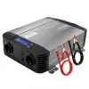 Qoltec tīrā sinusoidālā sprieguma invertors 12V uz 230V 1500W/3000W ar LCD, USB, USB-C LiFePO4 GEL AGM akumulatoriem