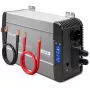 Qoltec tīrā sinusoidālā sprieguma invertors ar UPS 12V uz 230V 3000W/6000W LCD USB USB-C LiFePO4 GEL AGM