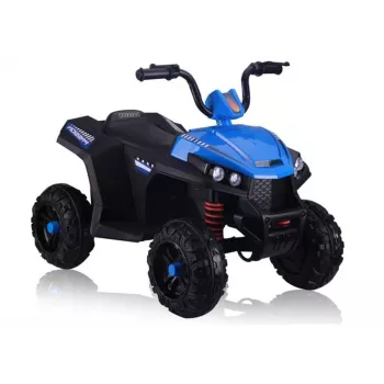 Quad S601 bērnu elektriskais kvadracikls ar EVA riteņiem un LED apgaismojumu, zils