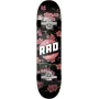 RAD Checker Stripe Complete Skateboard 8 Black