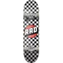 RAD Dude Crew Complete 7.75 Checkers Black White Skateboard