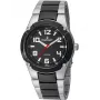 RADIANT vīriešu pulkstenis RA318201 (48 mm) – nerūsējošais tērauds, melns ciparnīca, kvarca analogs