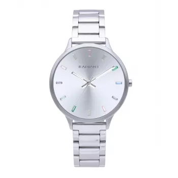 RADIANT RA608201 Vīriešu analogais kvarca pulkstenis 38mm nerūsējošais tērauds zils ciparnīca sudraba aproce