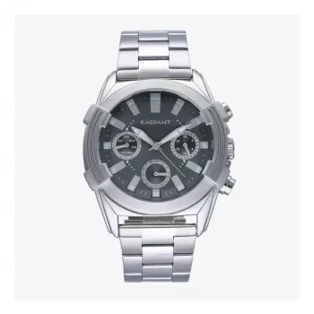 RADIANT RA634702 Vīriešu analogais kvarca rokas pulkstenis 44mm melna āda