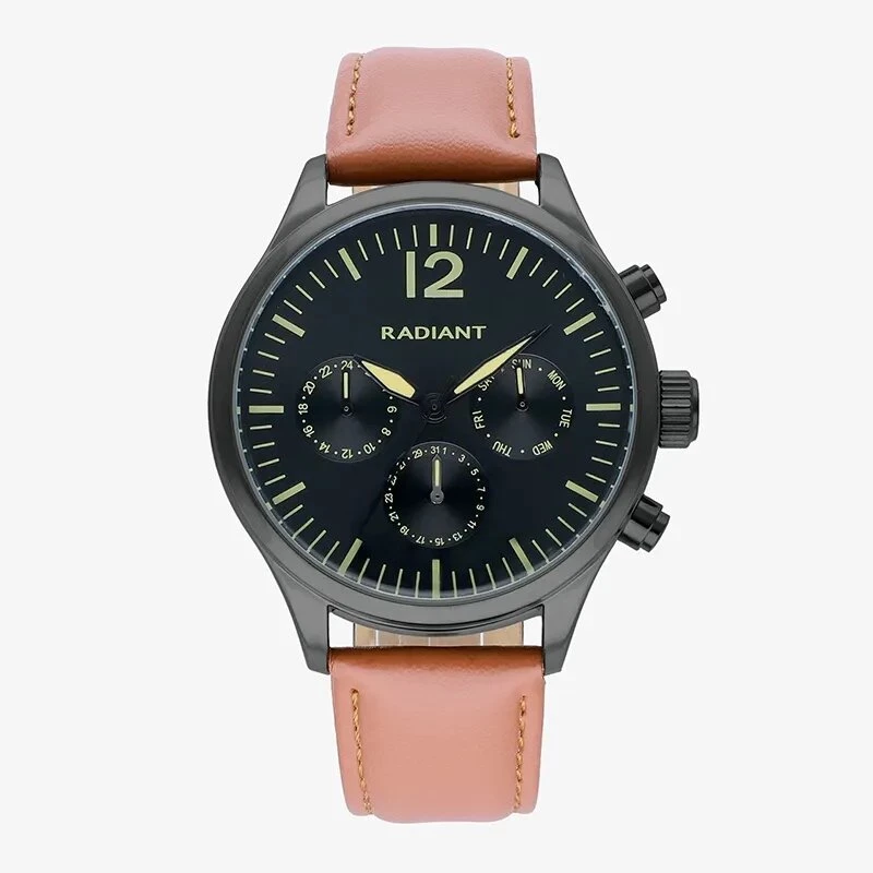 RADIANT RA641701 Vīriešu analogais kvarca pulkstenis 43mm nerūsējošais tērauds zils ciparnīca