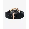 RADIANT RA668709 Vīriešu analogais kvarca pulkstenis 44mm melns ciparnīcas ādas siksna