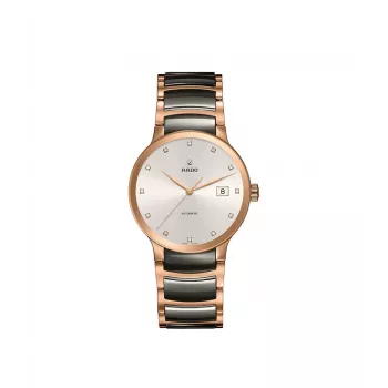RADO R30183762 Dāmu pulkstenis 28mm Nerūsējošais tērauds un keramika Brūns ciparnīca