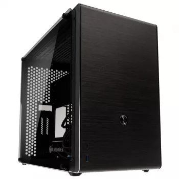 Raijintek Ophion M Evo TGS Micro-ATX korpuss ar rūdītu stiklu – Melns