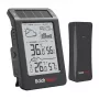 RAINPOINT BALDRTHERM B0596WT2H2P-V1 Saules enerģijas laika stacija ar bezvadu āra sensoru, melna