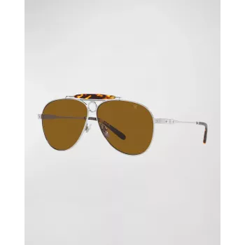 RALPH LAUREN MAN RL70789001336 Saulesbrilles Matēti Melnas Pelēks Gradients 61/18/137 mm