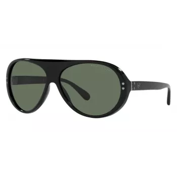 RALPH LAUREN RL8194-500171 Saulesbrilles Vīriešu Melns Acetāts Pelēks Polikarbonāts 60/13/135 mm