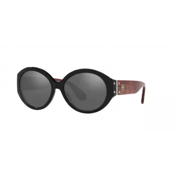 RALPH LAUREN Women's RL8191-53986G Havana Butterfly Sauļu brilles ar brūnām gradienta lēcām 55/17/135 mm