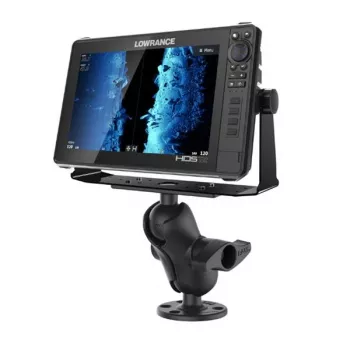 RAM Mounts D-Size 6.25 inch x 2 inch Plate ar Īso dubulto lodveida sviru un apaļo pamatni